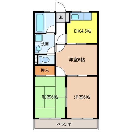 アーバンヒルズＴ２の物件間取画像